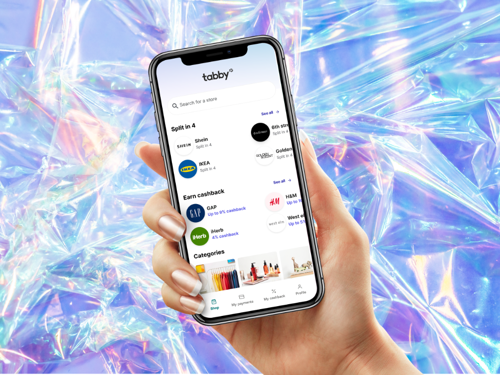 Shop now. Pay later with tabby.